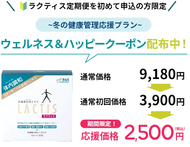 ウェルネス＆ハッピークーポン配布中！