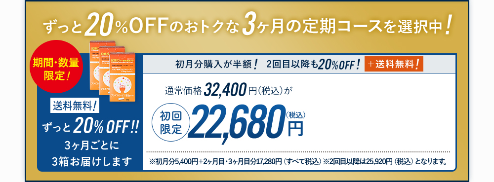 3ヶ月定期購入